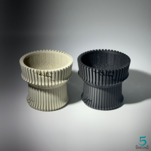 3Dプリンター製植木鉢の新境地 - 繊細なメッシュデザインと機能美の融合
